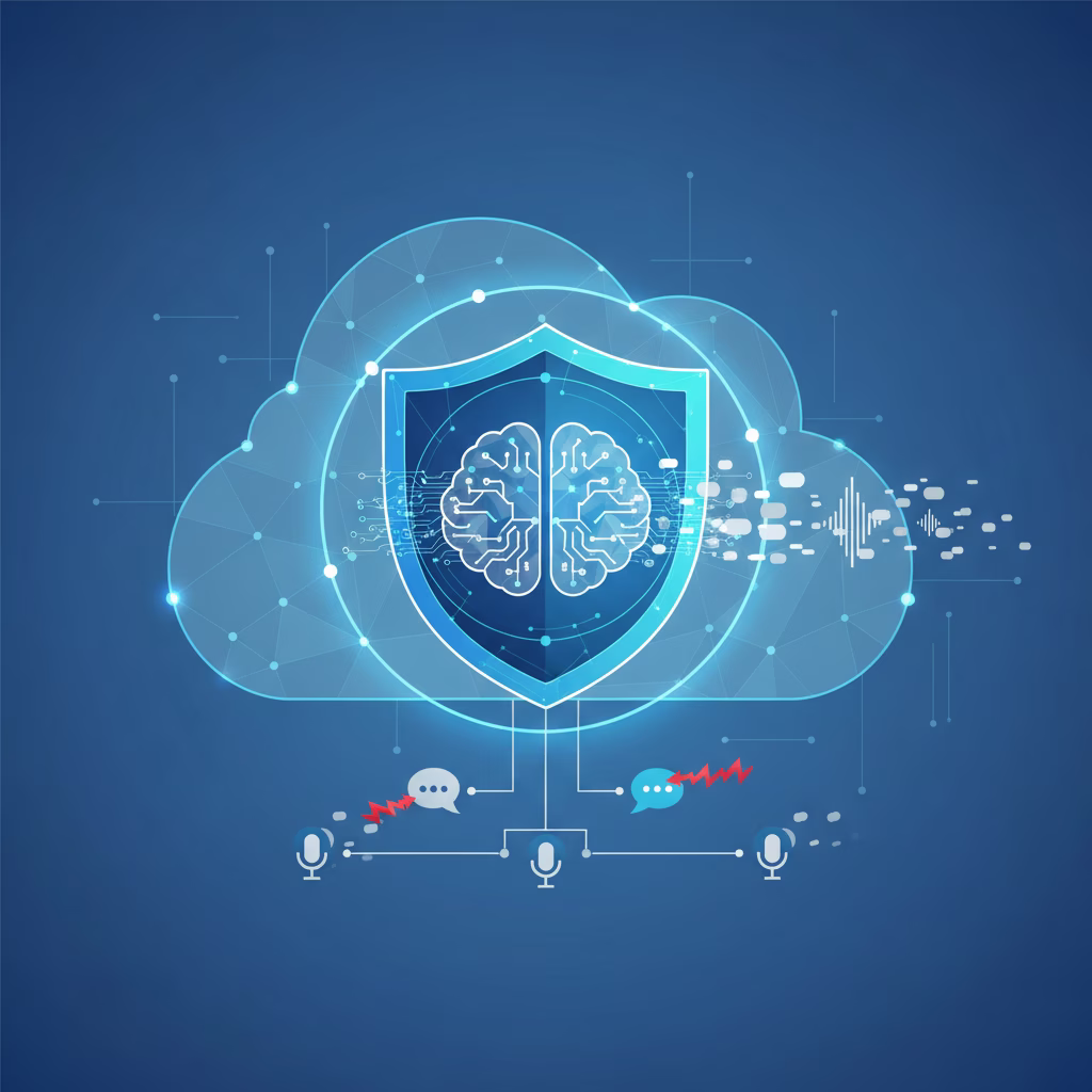 Illustration for Boost Business Security: AI Spam Detection for Voice Calls