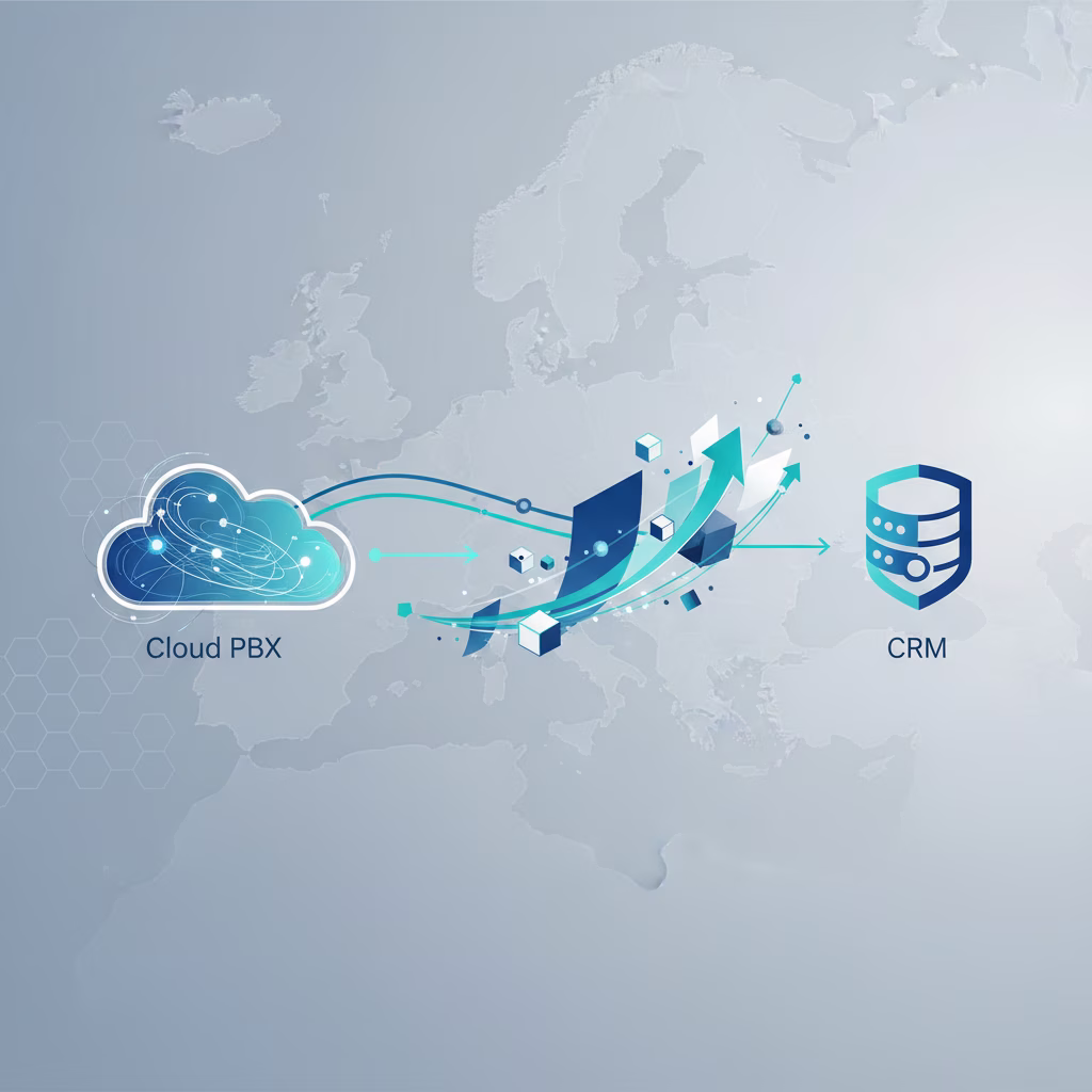 Illustration for Elevate Customer Experience: Cloud PBX CRM Integration