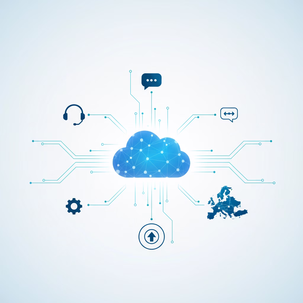 Illustration for Essential Cloud PBX Features for European Business Success