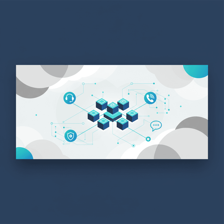 Illustration for Blockchain in Telecom: Securing Cloud PBX and VoIP Systems