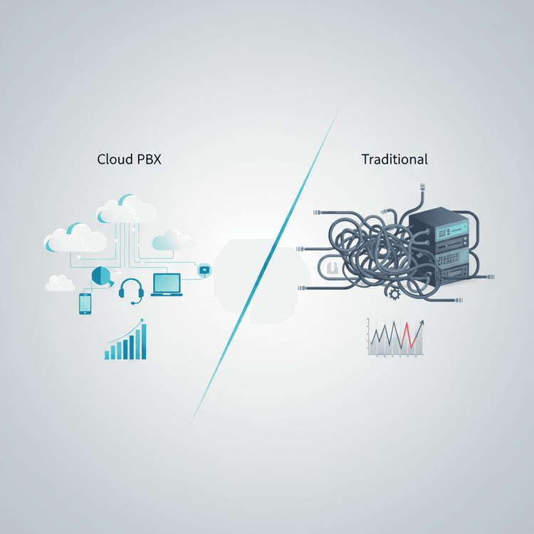 Illustration for Cloud PBX vs. Traditional: Decoding Business Phone System Costs