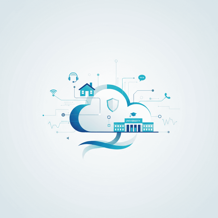 Illustration for Cloud Telephony: Revolutionizing Education Sector Communication
