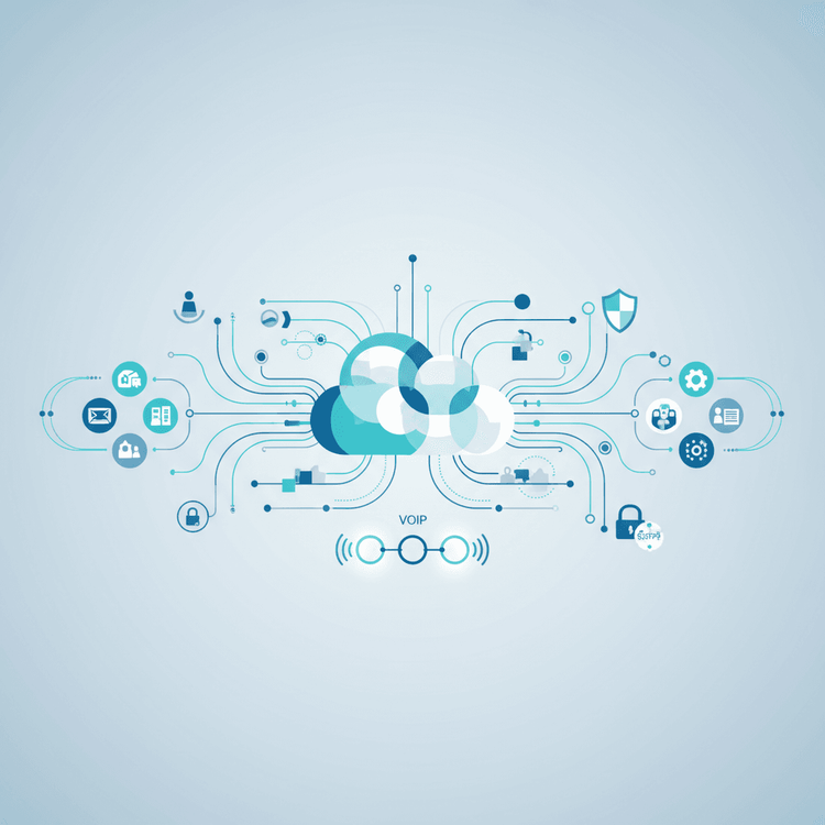 Illustration for Empower Your Distributed Team: Cloud Comms for European Business