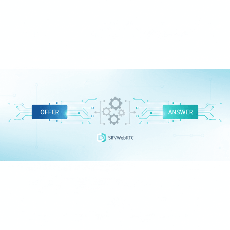Illustration for SDP Offer/Answer Model Explained (With Examples)