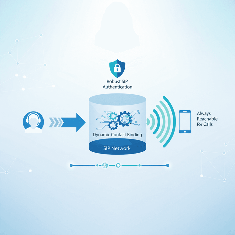 Illustration for SIP REGISTER Explained