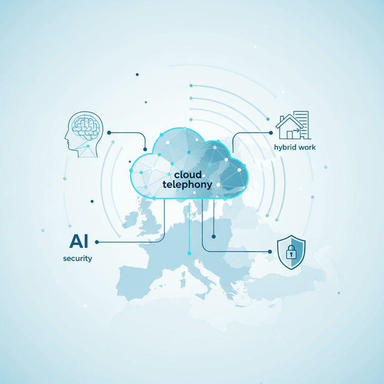 Illustration for Unified Communications Trends: Shaping European Business Futures