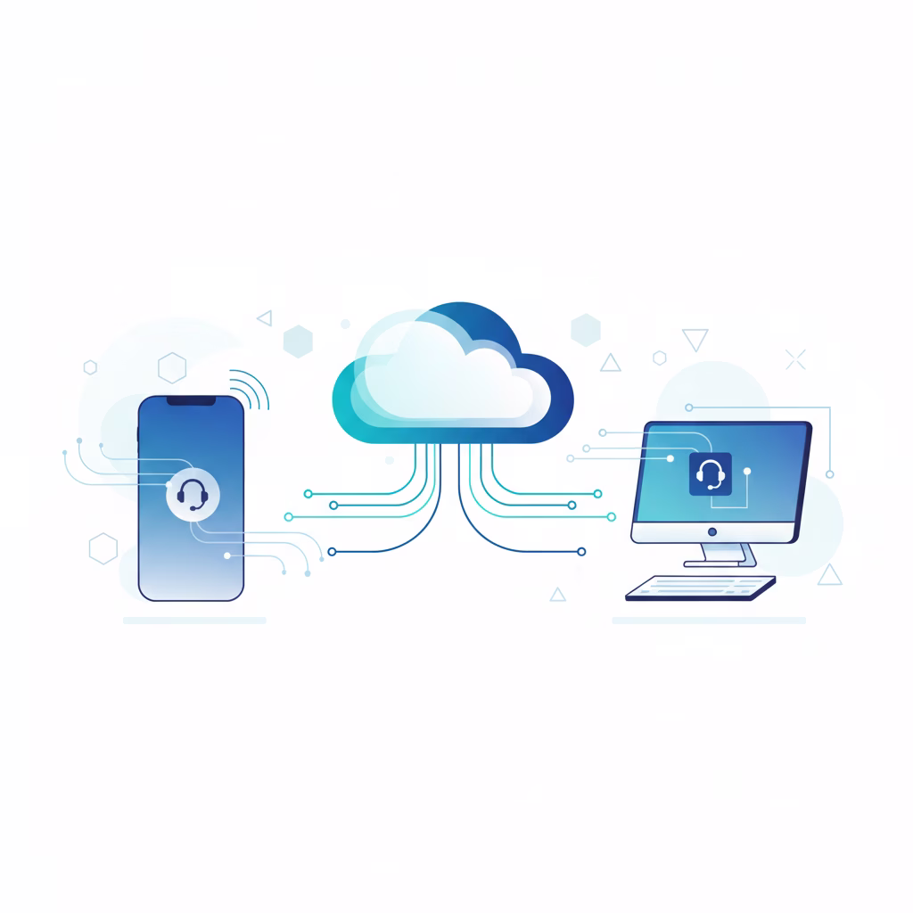 Illustration for Mobile Apps vs. Desktop Clients for VoIP: Which is Right for You?