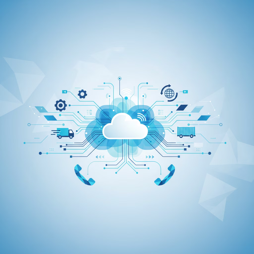 Illustration for Optimising Communications in Manufacturing & Logistics