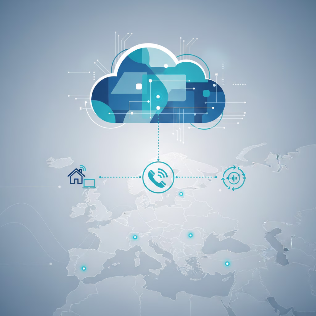 Illustration for VoIP for Real Estate & Remote Work: Boost Agility & Connectivity
