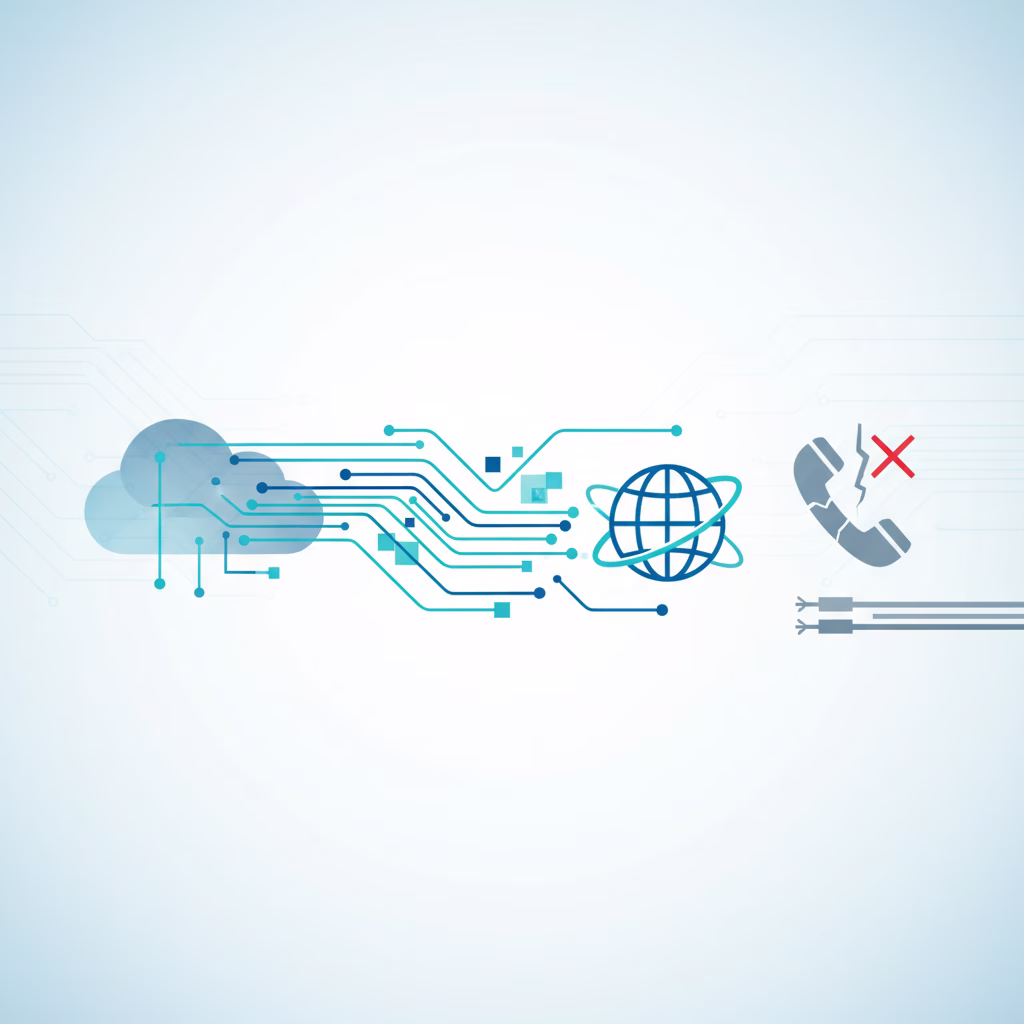 Illustration for VoIP vs. Traditional: Optimise International Business Calling